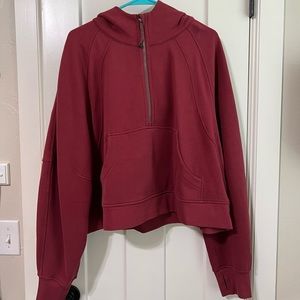 Lululemon Scuba half zip hoodie